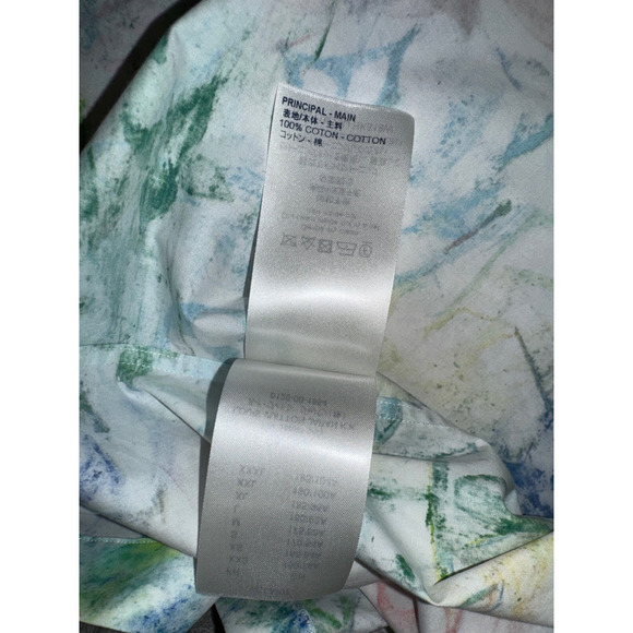 Louis Vuitton Pastel Multicolor Monogram Logo Short Sleeve Button Down Shirt L - Picture 12 of 13